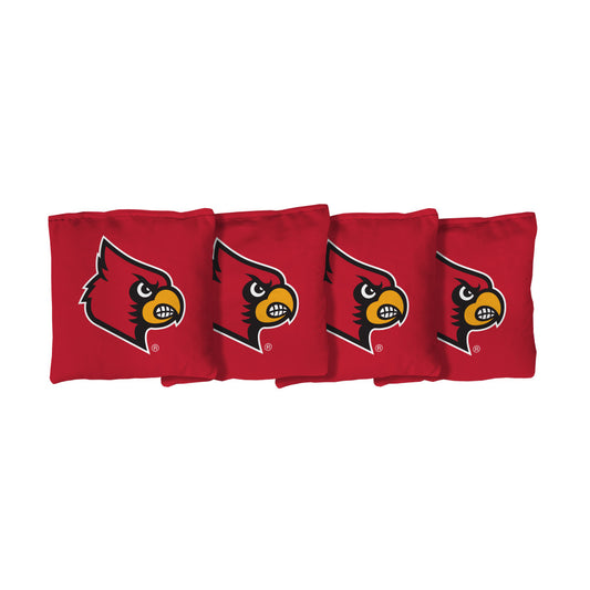 University of Louisville Cardinals | Red Corn Filled Cornhole Bags_Victory Tailgate_1
