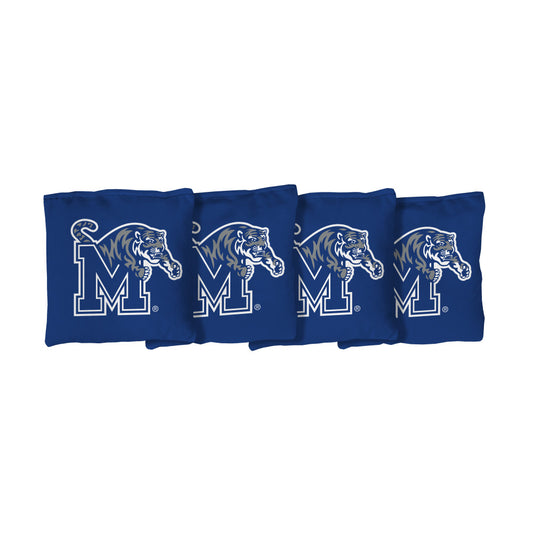 University of Memphis Tigers | Blue Corn Filled Cornhole Bags_Victory Tailgate_1