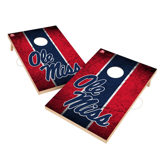 University of Mississippi Rebels | 2x3 Solid Wood Cornhole_Victory Tailgate_1