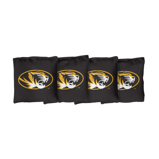 University of Missouri Tigers | Black Corn Filled Cornhole Bags_Victory Tailgate_1