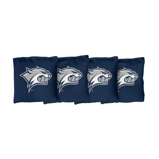 University of New Hampshire Wildcats | Blue Corn Filled Cornhole Bags_Victory Tailgate_1