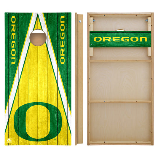 OFFICIALLY LICENSED - Bring your game day experience one step closer to your favorite team with this University of Oregon Ducks 2x4 Tournament Cornhole from Victory Tailgate_2