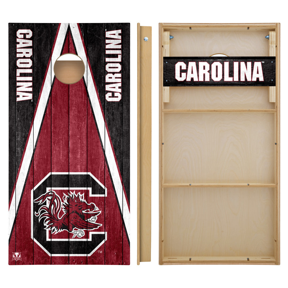 OFFICIALLY LICENSED - Bring your game day experience one step closer to your favorite team with this University of South Carolina Gamecocks 2x4 Tournament Cornhole from Victory Tailgate_2