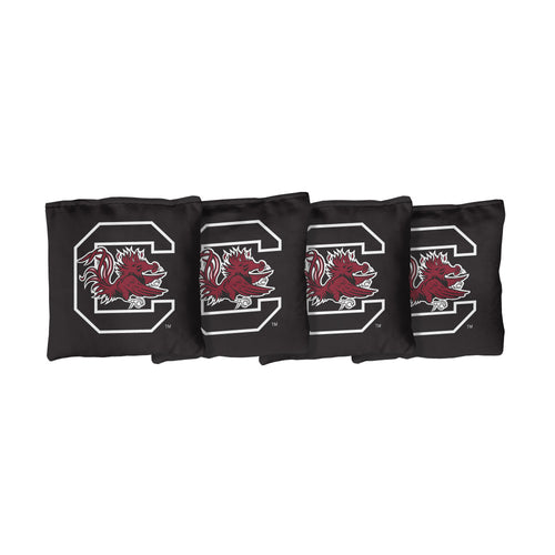 University of South Carolina Gamecocks | Black Corn Filled Cornhole Bags_Victory Tailgate_1