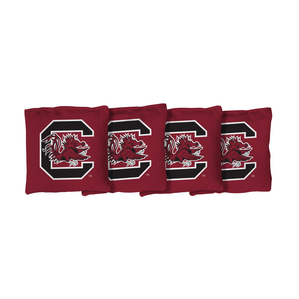 University of South Carolina Gamecocks | Red Corn Filled Cornhole Bags_Victory Tailgate_1