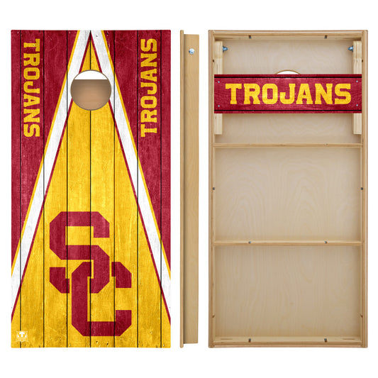 OFFICIALLY LICENSED - Bring your game day experience one step closer to your favorite team with this University of Southern California Trojans 2x4 Tournament Cornhole from Victory Tailgate_2