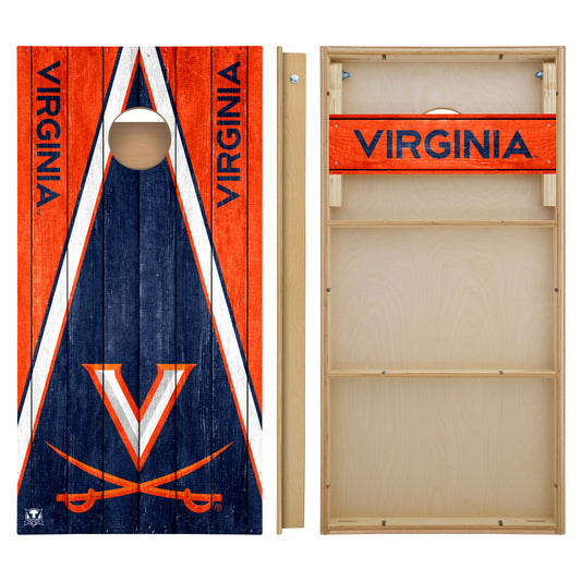 OFFICIALLY LICENSED - Bring your game day experience one step closer to your favorite team with this University of Virginia Cavaliers 2x4 Tournament Cornhole from Victory Tailgate_2