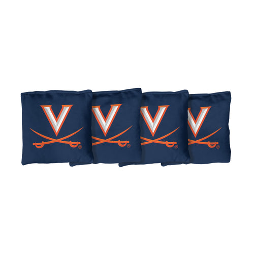 University of Virginia Cavaliers | Blue Corn Filled Cornhole Bags_Victory Tailgate_1