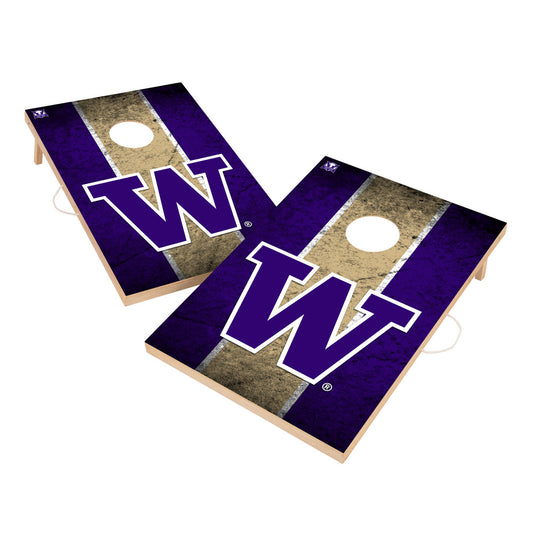 University of Washington Huskies | 2x3 Solid Wood Cornhole_Victory Tailgate_1