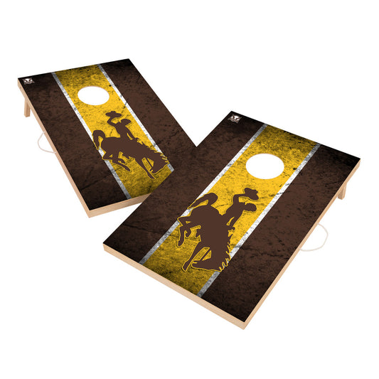 University of Wyoming Cowboys | 2x3 Solid Wood Cornhole_Victory Tailgate_1