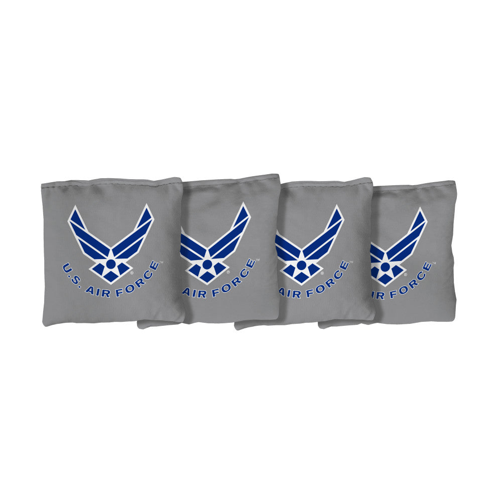 US Air Force | Gray Corn Filled Cornhole Bags_Victory Tailgate_1