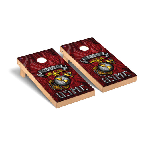 US Marine Corps | Semper Fidelis 2x4 Premium Cornhole_Victory Tailgate_1