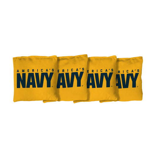 US Navy | Yellow Corn Filled Cornhole Bags_Victory Tailgate_1