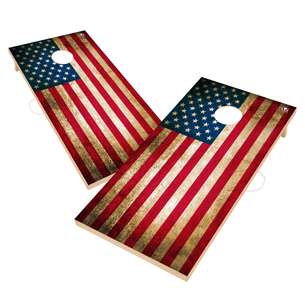 USA | 2x4 Solid Wood Cornhole_Victory Tailgate_1
