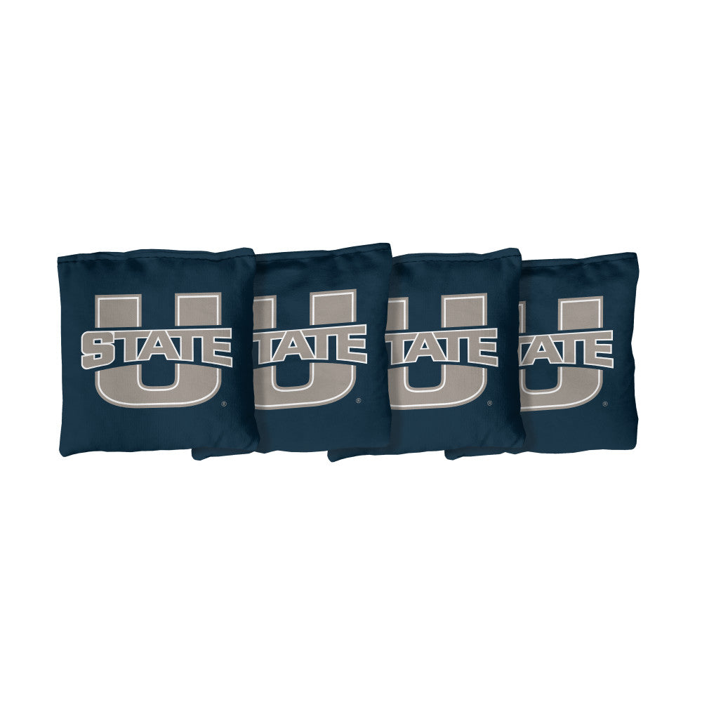 Utah State University Aggies | Blue Corn Filled Cornhole Bags_Victory Tailgate_1