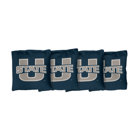 Utah State University Aggies | Blue Corn Filled Cornhole Bags_Victory Tailgate_1