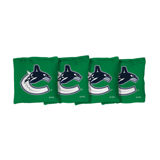 Vancouver Canucks | Green Corn Filled Cornhole Bags_Victory Tailgate_1