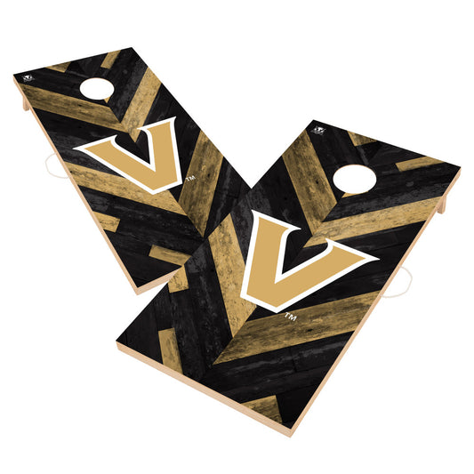 Vanderbilt University Commodores | 2x4 Solid Wood Cornhole_Victory Tailgate_1