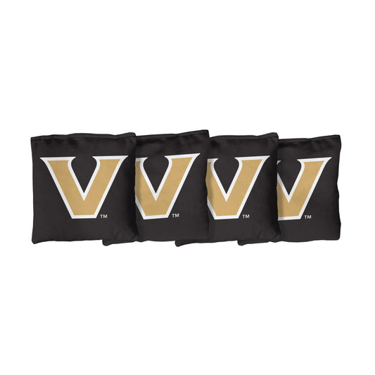 Vanderbilt University Commodores | Black Corn Filled Cornhole Bags_Victory Tailgate_1