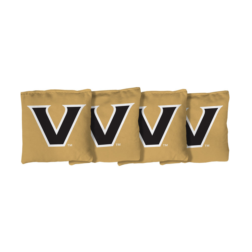Vanderbilt University Commodores | Gold Corn Filled Cornhole Bags_Victory Tailgate_1