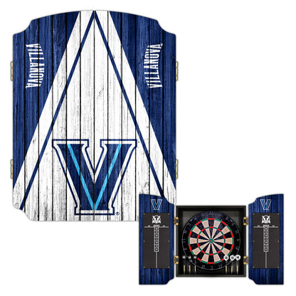 Villanova University Wildcats | Bristle Dartboard Cabinet Set_Victory Tailgate_1