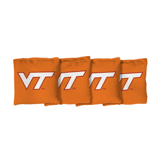 Virginia Tech Hokies | Orange Corn Filled Cornhole Bags_Victory Tailgate_1