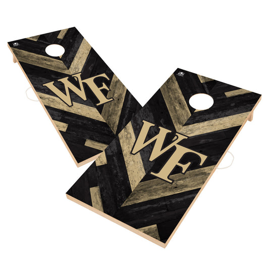 Wake Forest University Demon Deacons | 2x4 Solid Wood Cornhole_Victory Tailgate_1