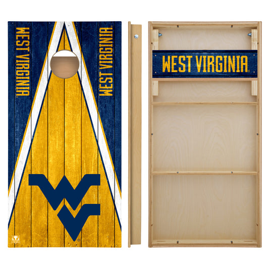 OFFICIALLY LICENSED - Bring your game day experience one step closer to your favorite team with this West Virginia University Mountaineers 2x4 Tournament Cornhole from Victory Tailgate_2