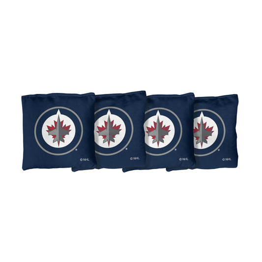 Winnipeg Jets | Blue Corn Filled Cornhole Bags_Victory Tailgate_1