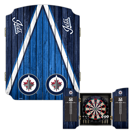 Winnipeg Jets | Bristle Dartboard Cabinet Set_Victory Tailgate_1